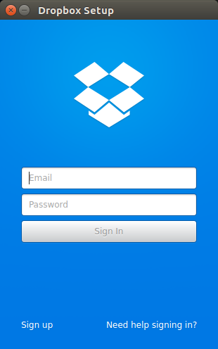 Login dropbox