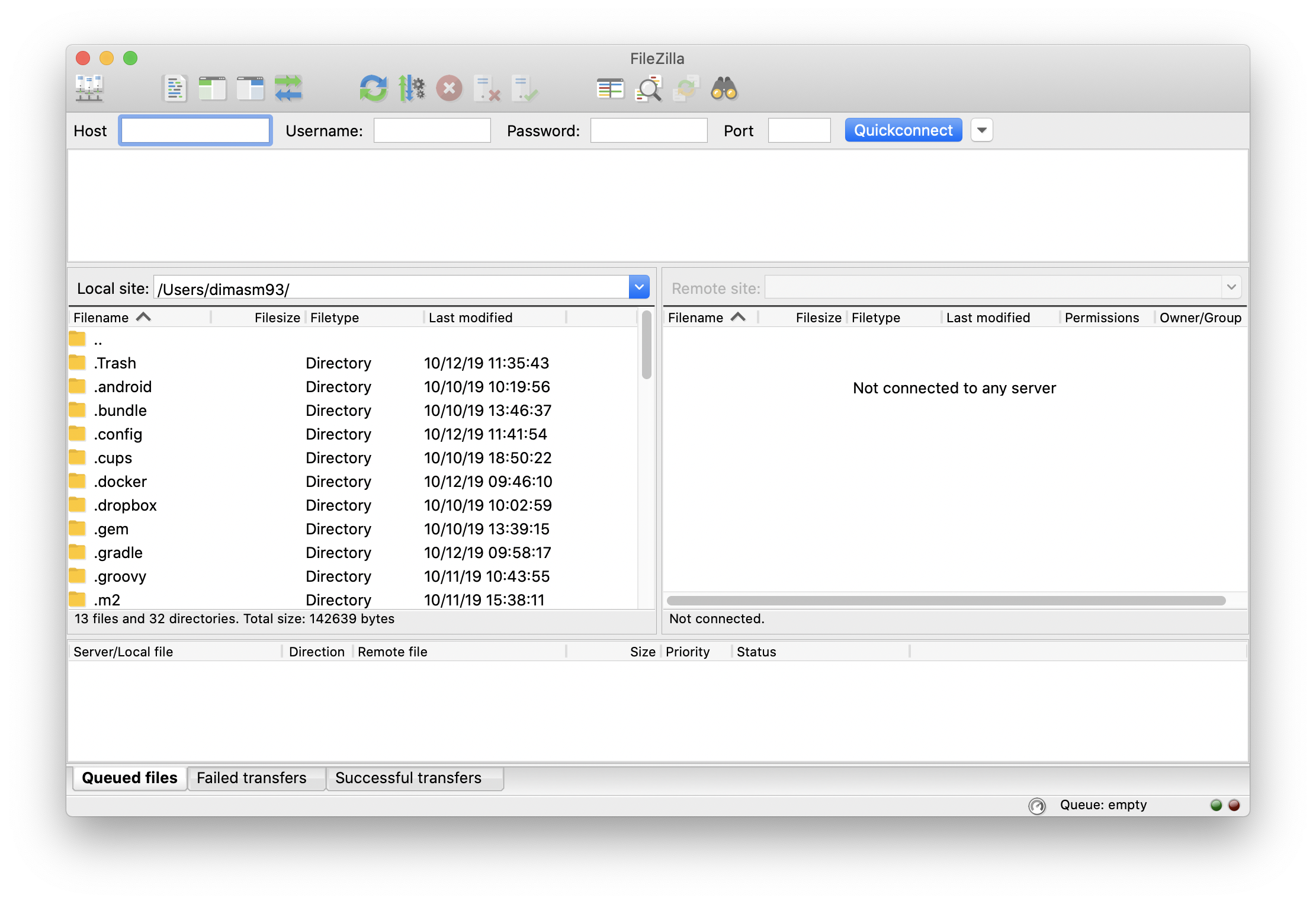 Filezilla Client