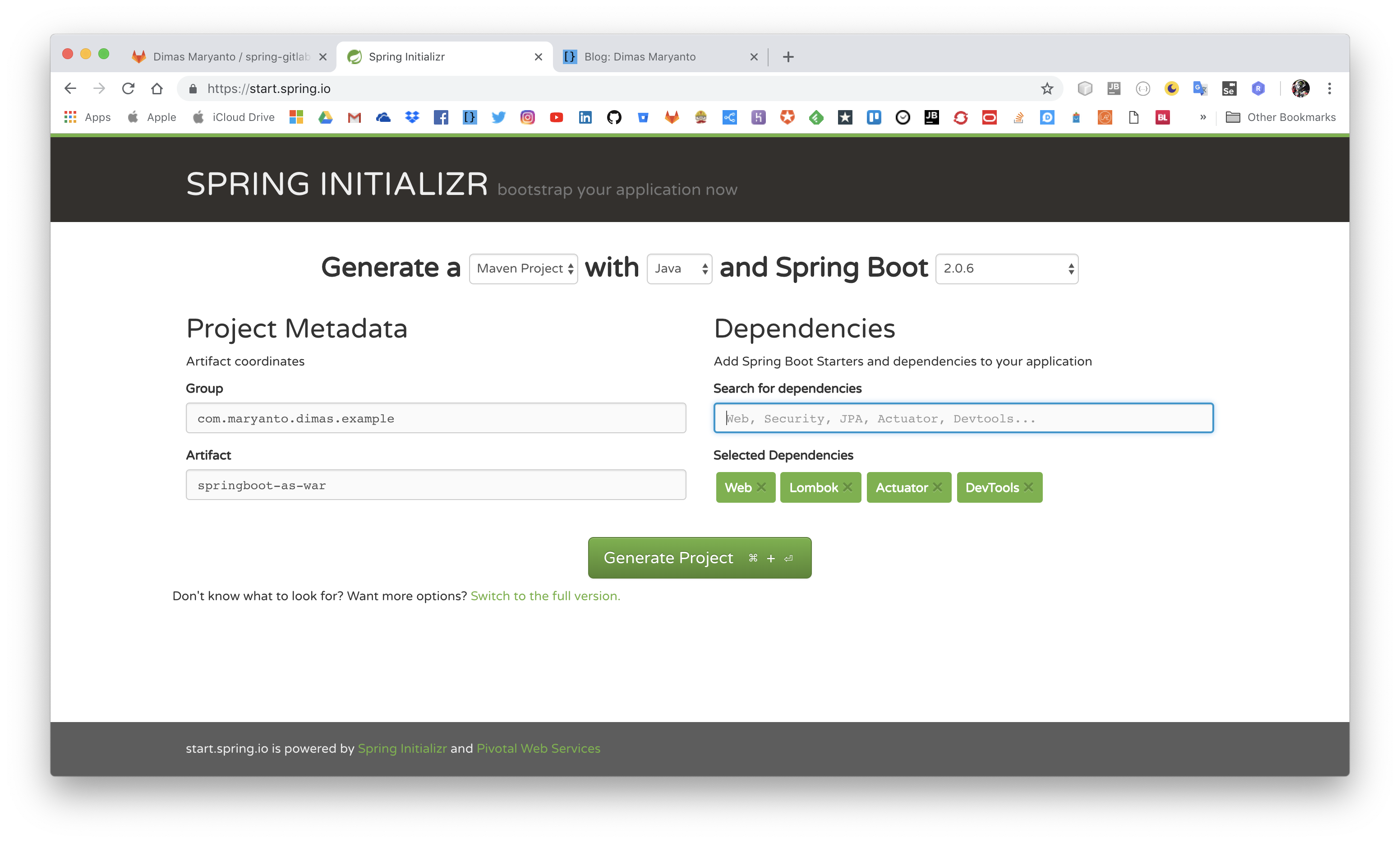 springboot starter web