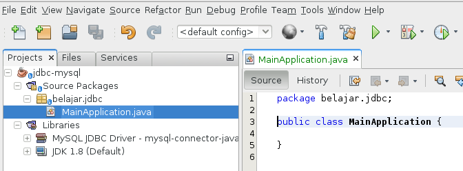 Result class created by Netbeans IDE