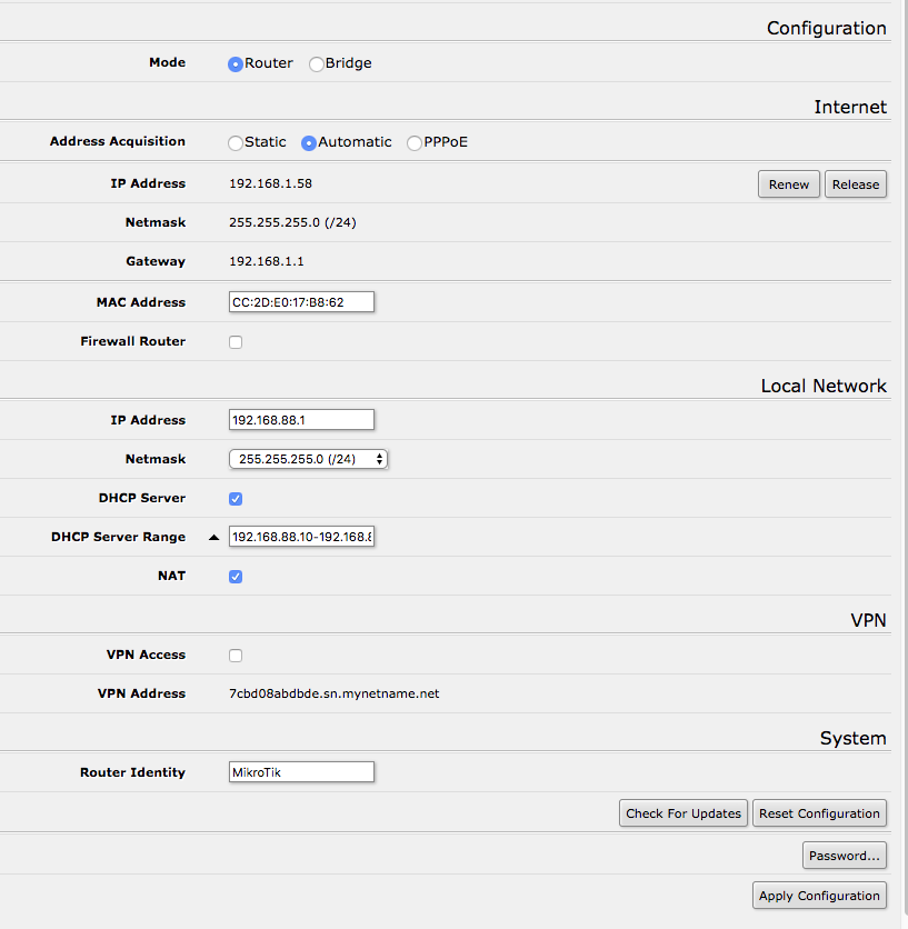 setting admin mikrotik