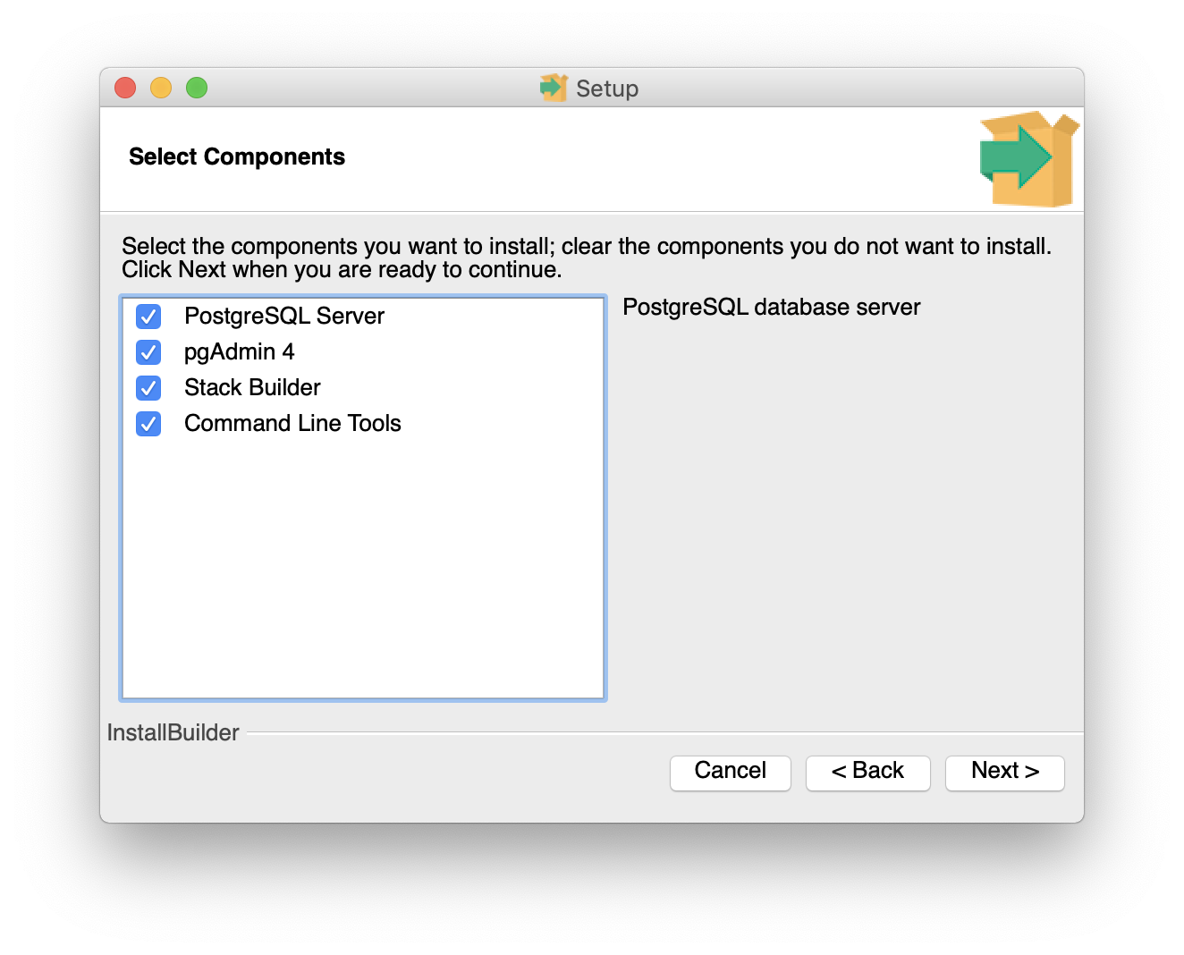 Postgresql instal