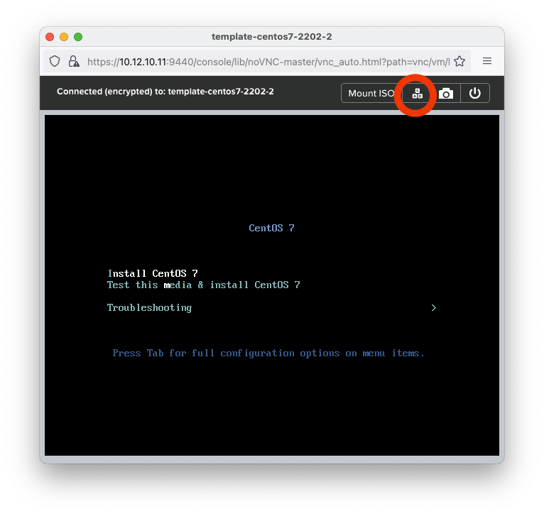 vm-boot-centos-installer