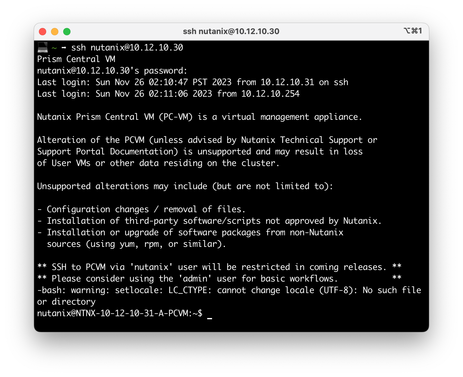 login-prism-central